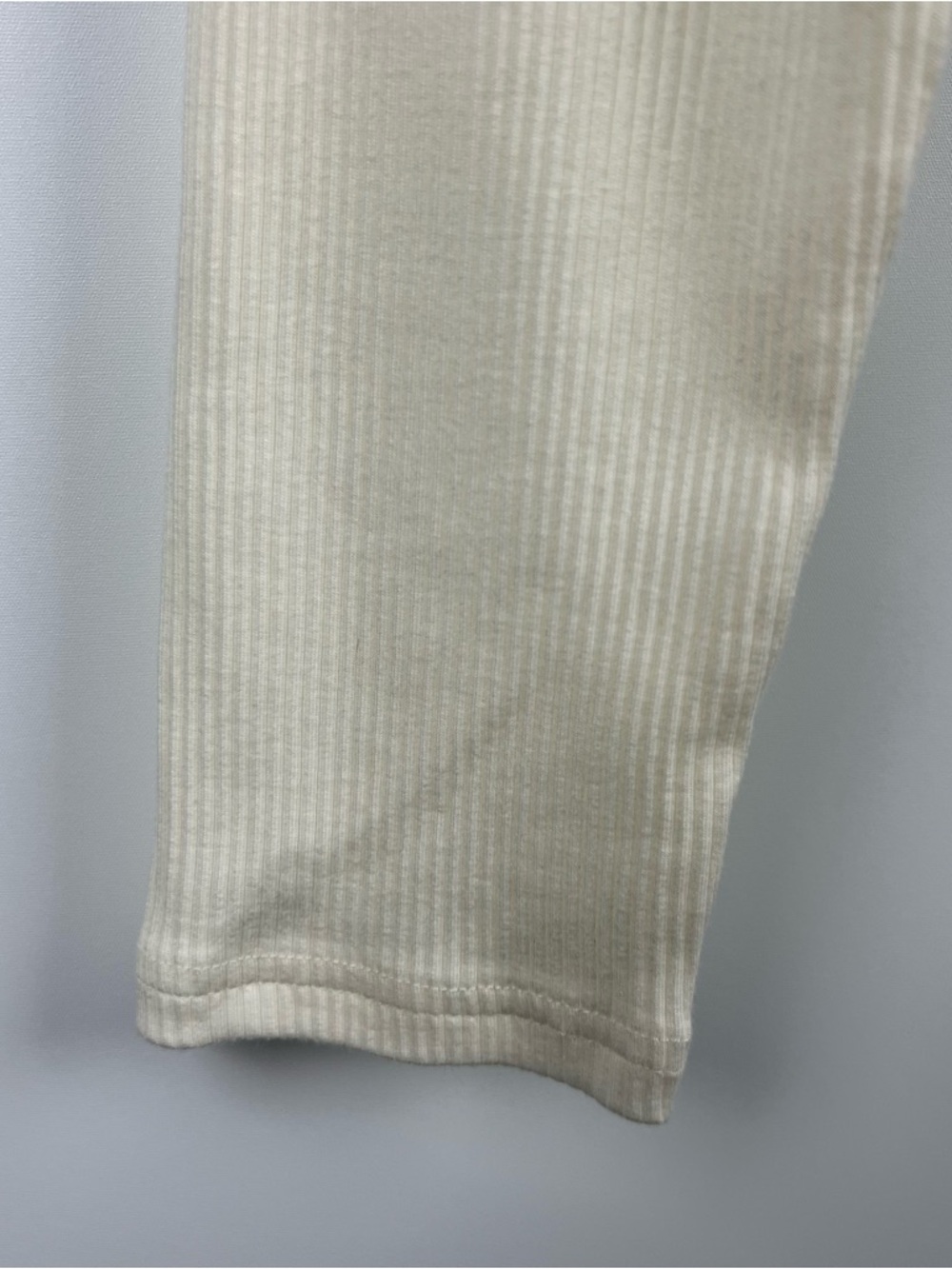 NWT J. Crew One Shoulder Ruffleneck Top Vintage Rib Neutral Ivory 2022 Size XL - Picture 6 of 10